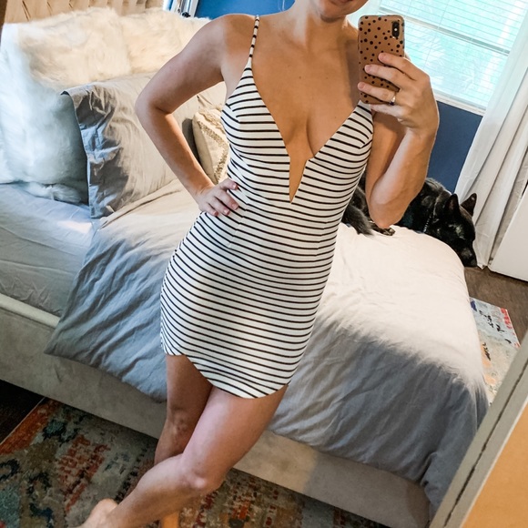 Striped mini dress - Picture 2 of 7